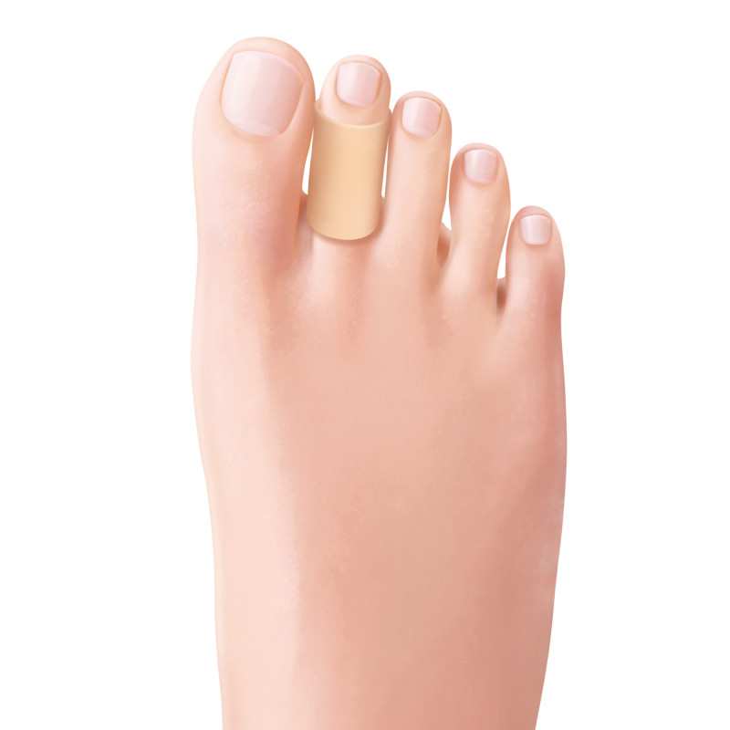 Fascetta tubolare per dita dei piedi in Tecniwork Polymer Gel color pelle Bio-Skin misura Small 1 pz