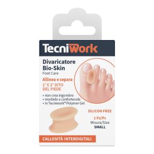 Divaricatore per dita dei piedi in Tecniwork Polymer Gel color pelle Bio-Skin misura Small 1 pz