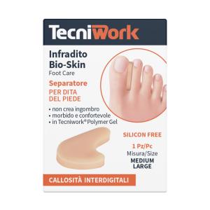 Infradito per dita dei piedi in Tecniwork Polymer Gel color pelle Bio-Skin misura Medium/Large 1 pz
