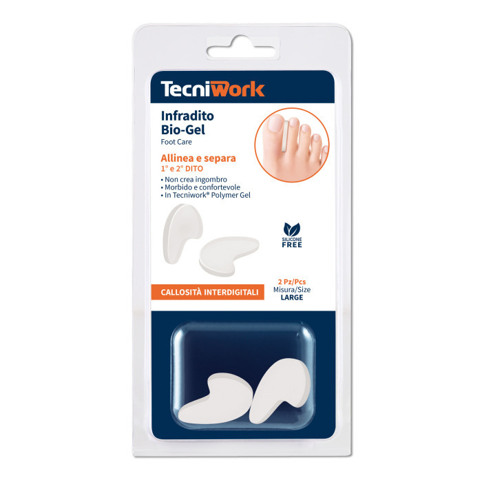 Infradito separatore per dita in Bio-Gel misura Large 2 pz