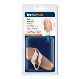 Fascia protettiva per Alluce Valgo in Bio-Gel e tessuto elastico Large 1 pz