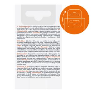 Cuscinetto con anelli per dita a martello in Gel misura Medium/Large piede sinistro 1 pz