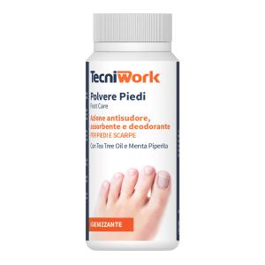 Polvere piedi igienizzante, deodorante, assorbente e rinfrescante 75 g