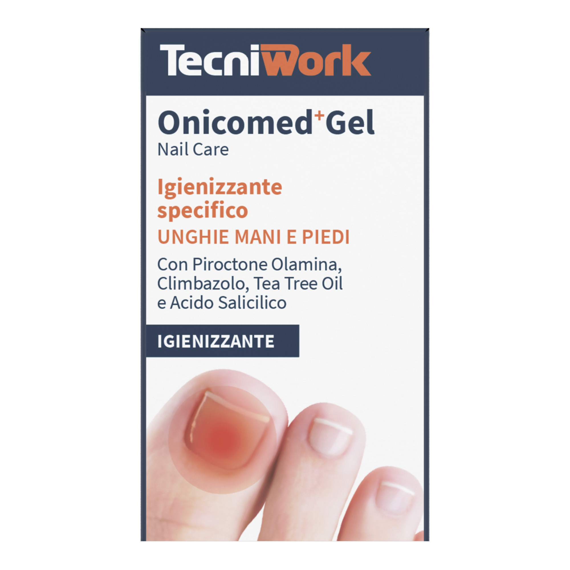 Gel igienizzante per unghie di piedi e mani Onicomed+ 10 ml