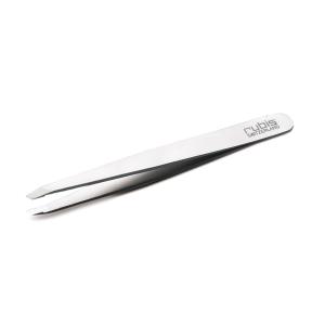 Pinzetta in Acciaio Inox con punta obliqua Rubis