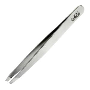 Pinzetta in Acciaio Inox con punta obliqua Rubis