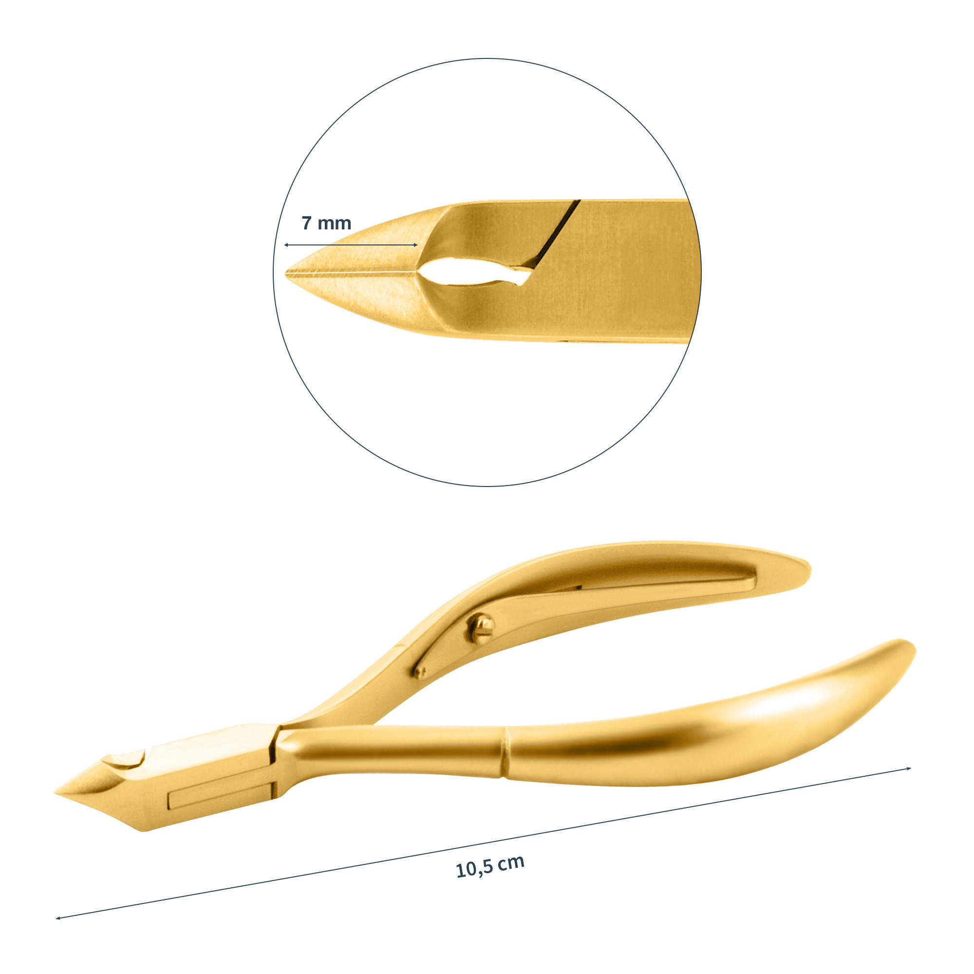 Tronchese professionale Gold Taglio cuticole 7 mm