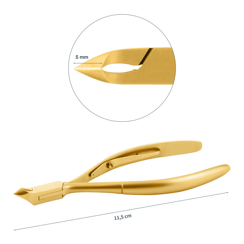 Tronchese professionale Gold Taglio cuticole 5 mm