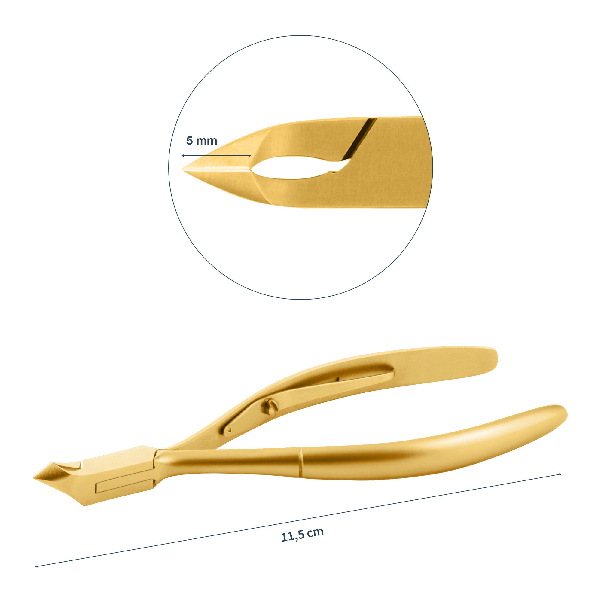 Tronchese professionale Gold Taglio cuticole 5 mm