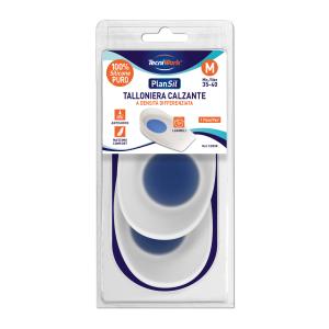 Talloniere calzanti in silicone con scarico misura Medium 1 paio