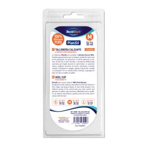 Talloniere calzanti in silicone con scarico misura Medium 1 paio