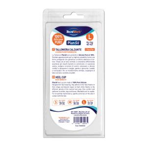 Talloniere calzanti in silicone con scarico misura Large 1 paio