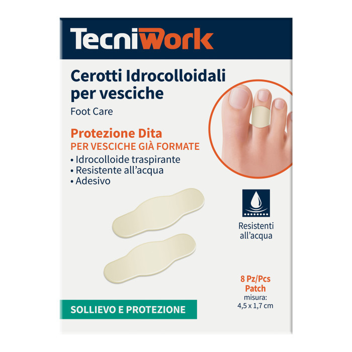 Cerotti idrocolloidali protezione dita per vesciche 8 pz