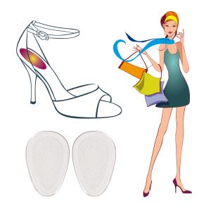Talloniera invisibile in gel trasparente Night and Day  1 paio