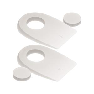 Talloniere in silicone con cuscinetto centrale removibile misura Small 1 paio