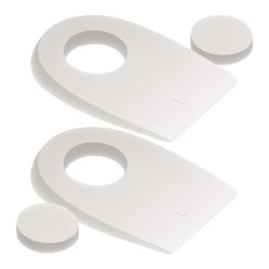 Talloniere in silicone con cuscinetto centrale removibile misura Large 1 paio