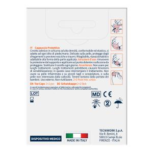 Cappuccio protettivo dita prevenzione per traumi e vesciche 4 pz