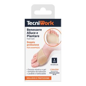 Benessere Alluce e Plantare cuscinetti doppia protezione Mis.M/L