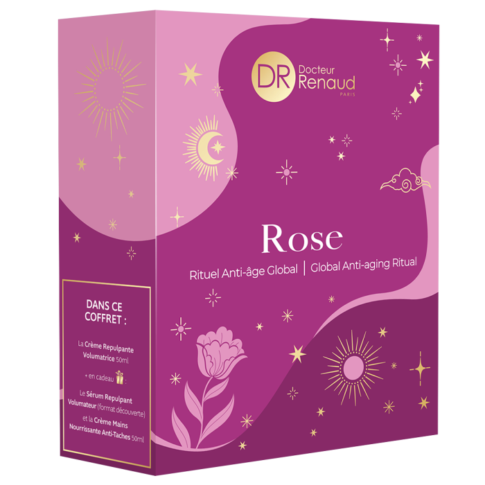 Cofanetto regalo Crema e Siero Anti Age Linea alla Rosa e Crema mani