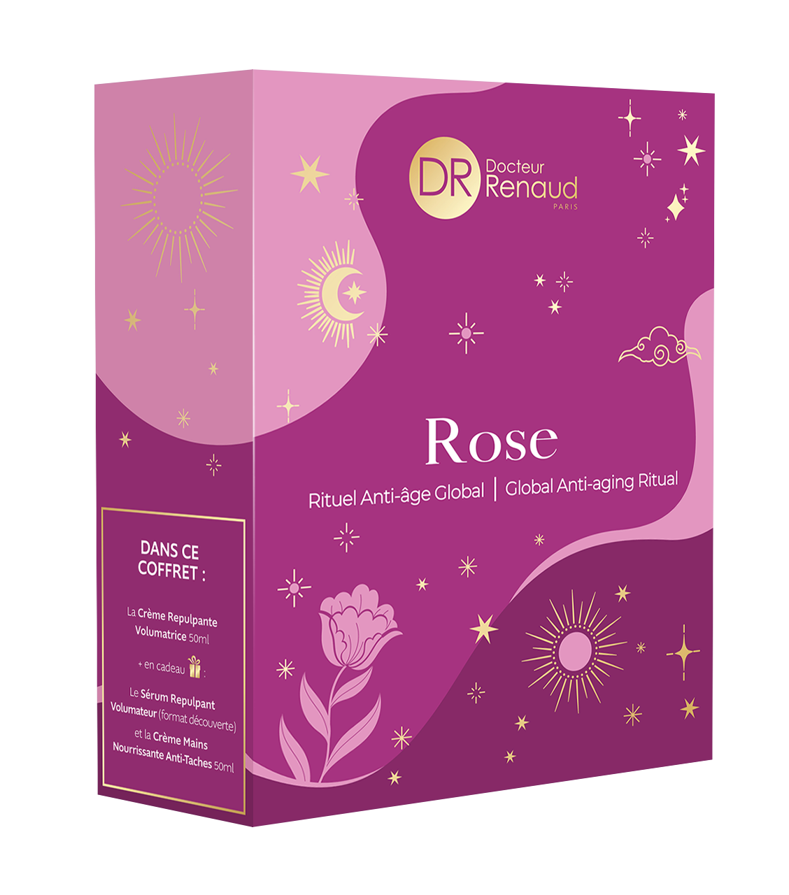 Cofanetto regalo Crema e Siero Anti Age Linea alla Rosa e Crema mani