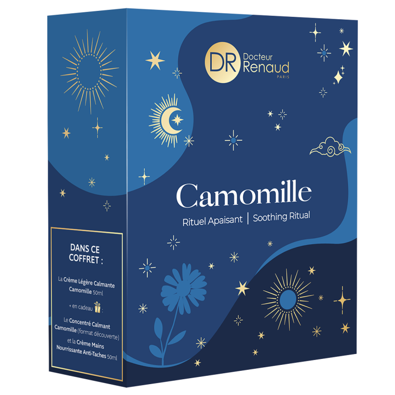 Cofanetto regalo Crema e Concentrato calmante Linea alla Camomilla e Crema mani