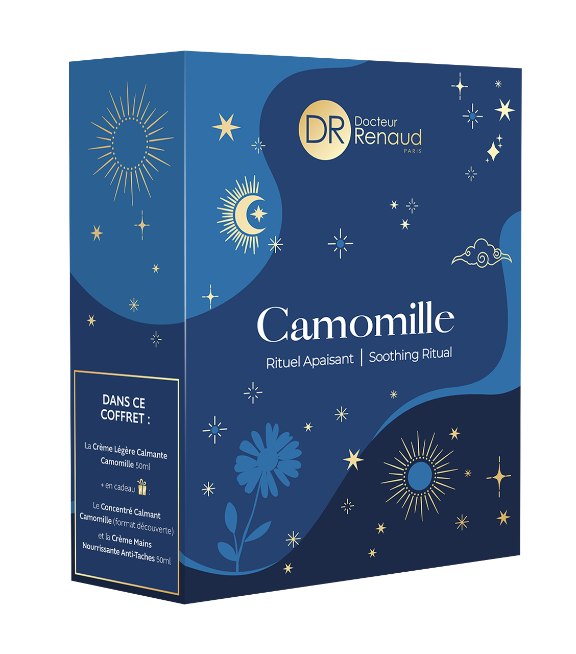 Cofanetto regalo Crema e Concentrato calmante Linea alla Camomilla e Crema mani