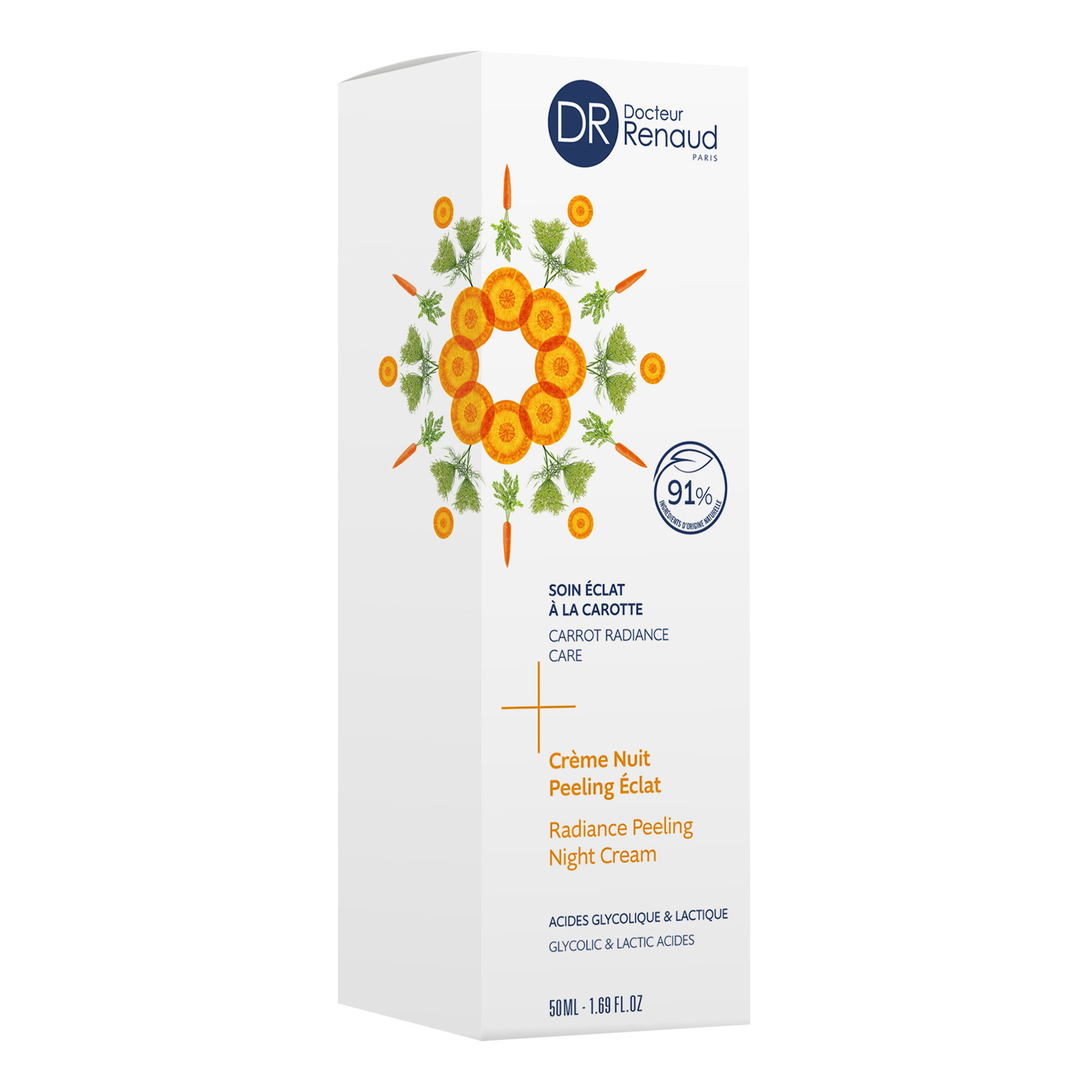 Crema Notte Peeling Illuminante alla Carota 50 ml