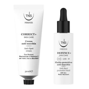 Kit Trattamento anti-macchia mani, viso e decolletè in Limited Edition TNS