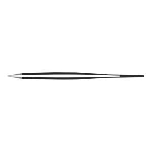 Pinzetta in Acciaio Inox con punta acuta Rubis colore Nero