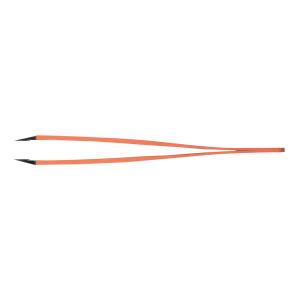 Pinzetta in Acciaio Inox con punta obliqua Rubis colore Arancio