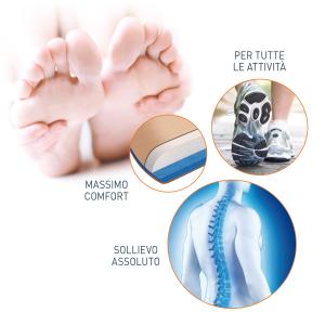 Soletta con rivestimento in fibra di bambù Active Memory Bamboo Misura 37 1 paio