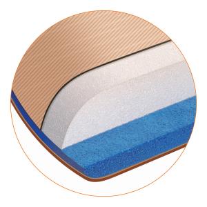 Soletta con rivestimento in fibra di bambù Active Memory Bamboo Misura 37 1 paio