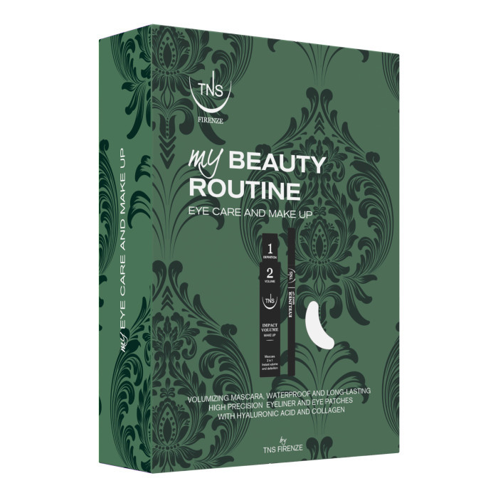 Cofanetto regalo Beauty Gift con Eyeliner, Mascara e Patch contorno occhi TNS