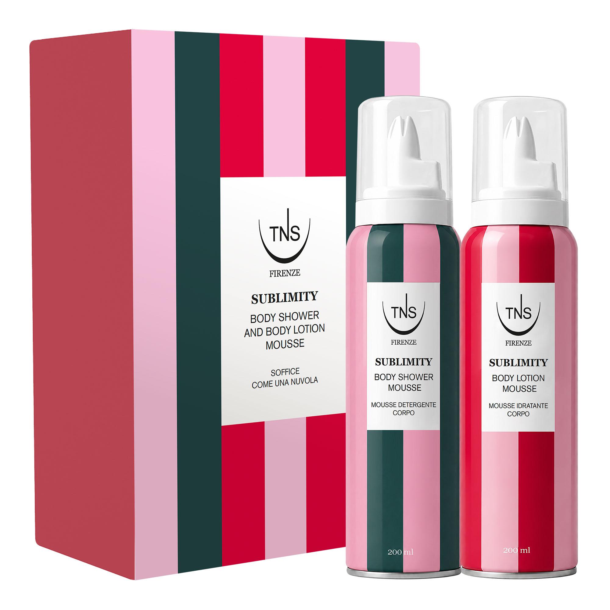 Cofanetto regalo Beauty Gift Sublimity con Lotion body mousse e Shower Mousse TNS
