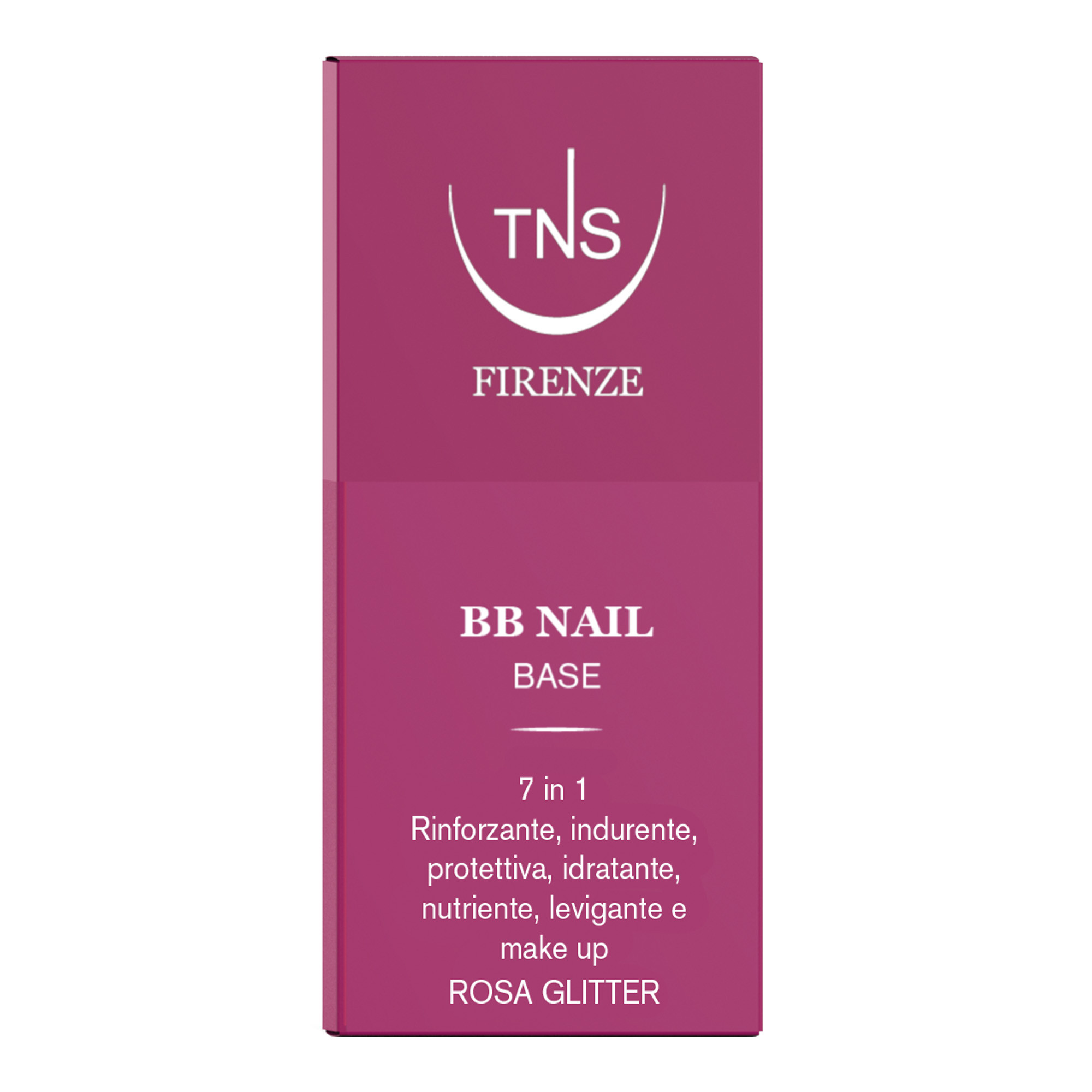 Base per unghie 7 in 1 BB Nail Rosa glitter TNS 10 ml
