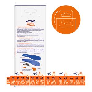 Solette per calzature da lavoro Active Work 1 paio