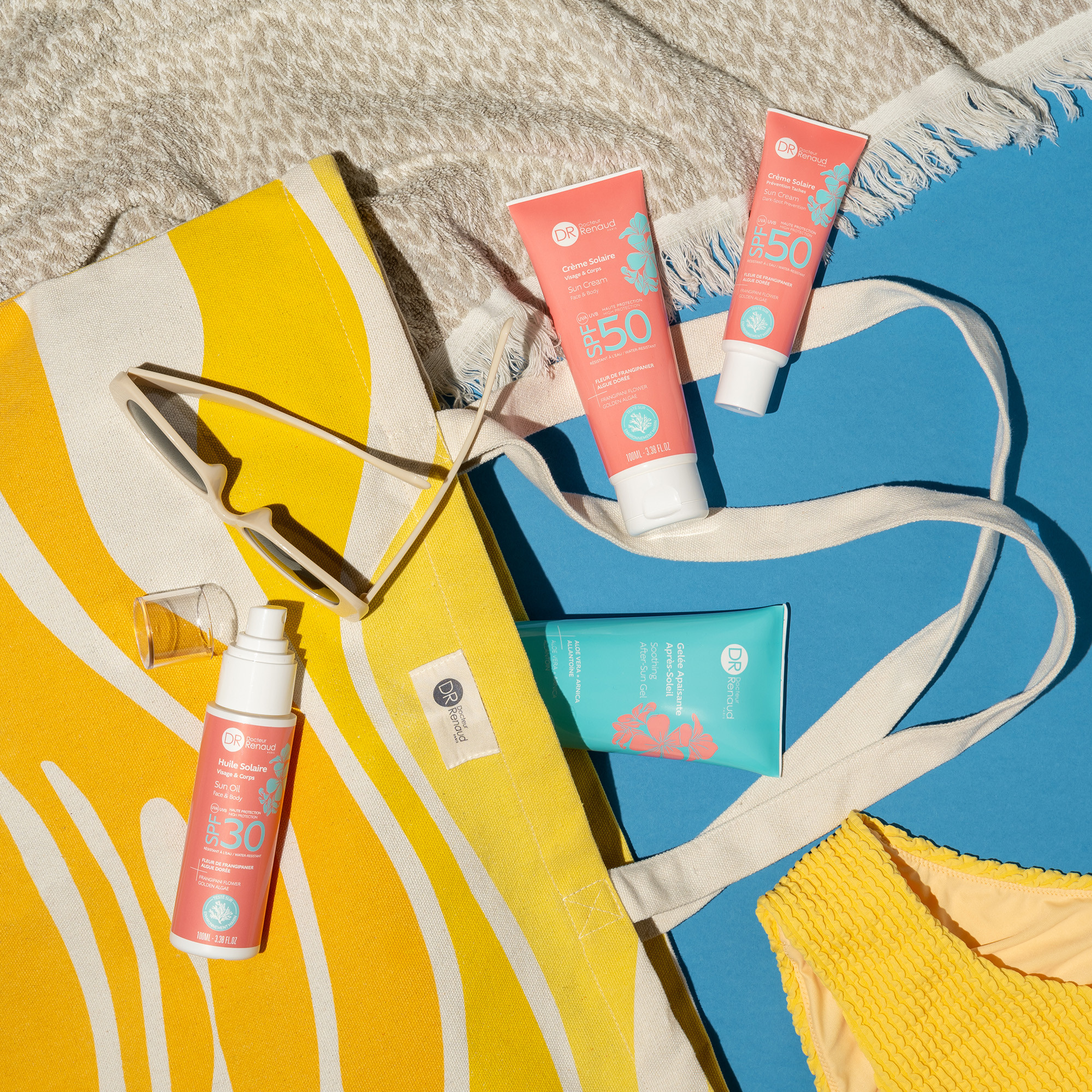 Promozione Solari Docteur Renaud ai Fiori di Frangipane con Summer Bag 6 pz