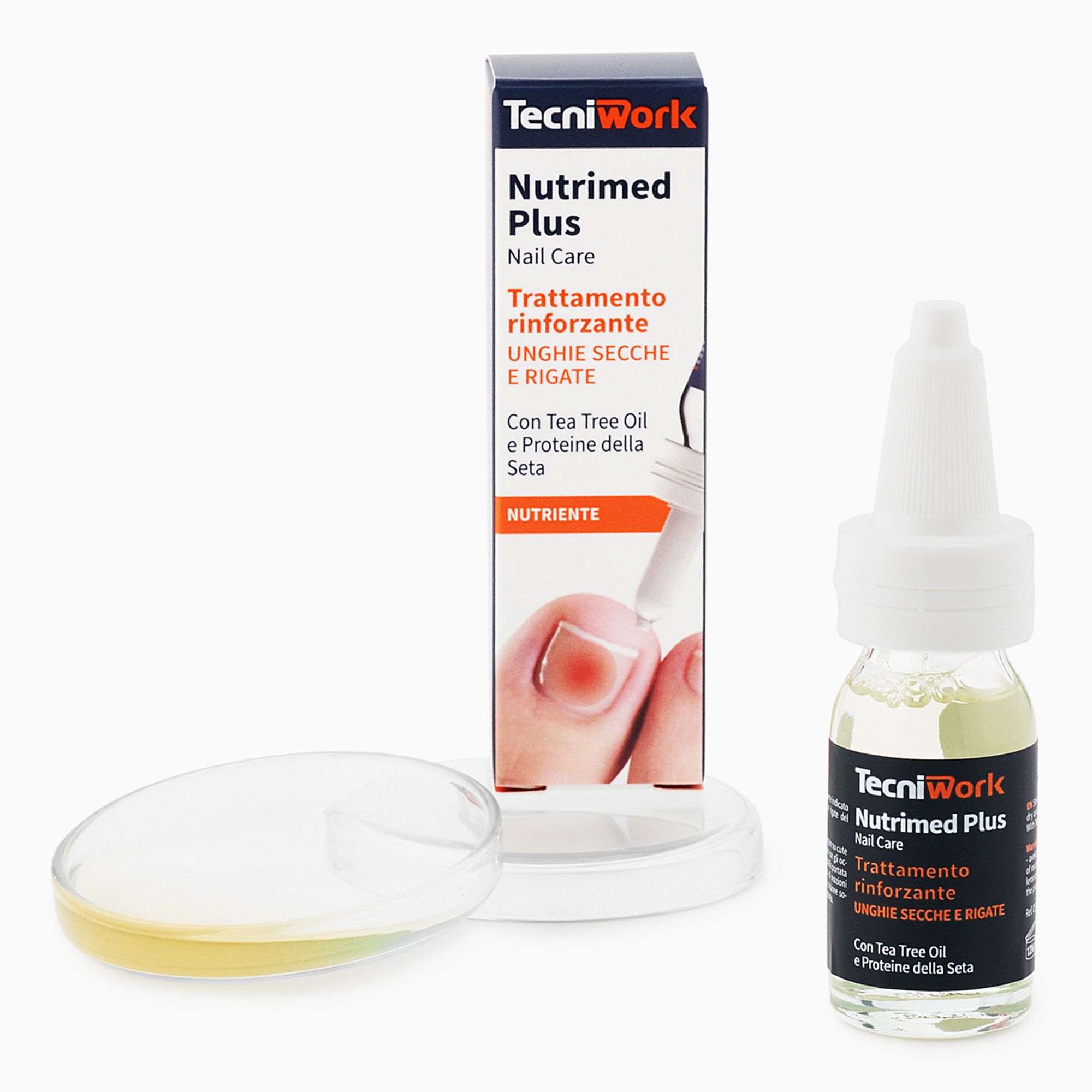Trattamento rinforzante per unghie secche e rigate Nutrimed Plus 15 ml